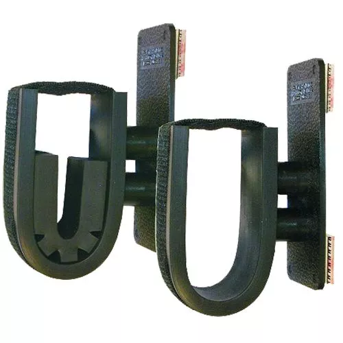 Rugged Gear 10030 Dual Lock Gun Rack Black Metal Universal