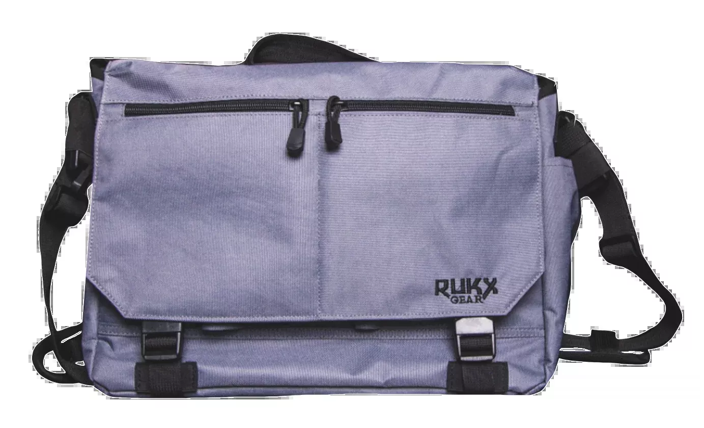 RUKX Gear ATICTBBS Discrete Carry Business Bag Smoke Gray 600D Polyester Shoulder Bag