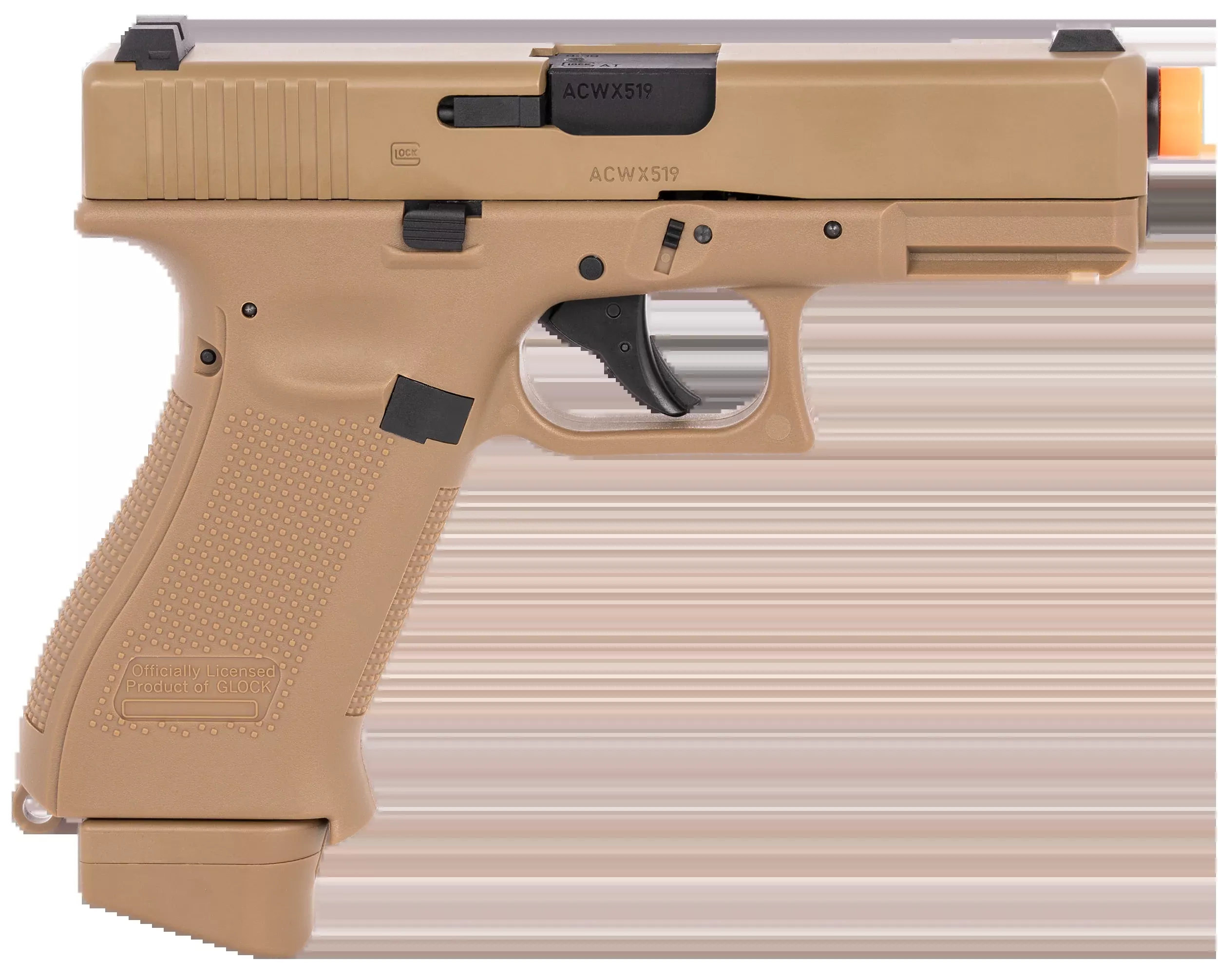 RWS Umarex G19X Gen5 CO2 Airsoft 6mm BB 14+1 Pistol - Coyote Tan