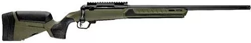 Savage Arms 110 Core Predator Full Size 5.56 NATO 10+1 22" Medium Heavy Fluted Barrel, Arca Rail Forend, Hunter Green AccuStock w/AccuFit V2 Synthetic Stock, Left Hand