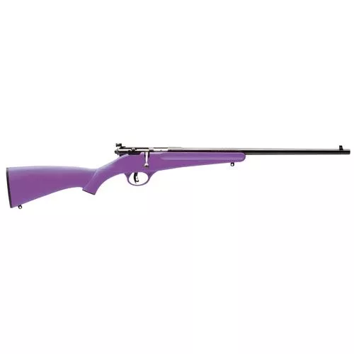 Savage Arms 13783 Rascal22 LR 1rd Cap 16.13" Matte Blued Rec/Barrel Purple Stock Right Hand (Youth)