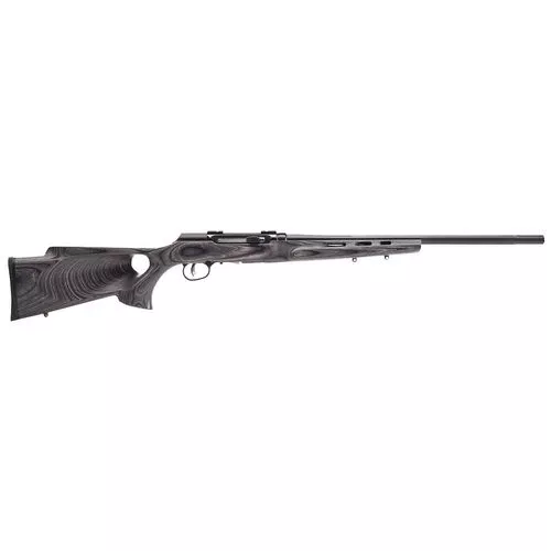 Savage Arms 47215 A22 Target Semi-Auto 22 LR 10+1 Cap 22" Satin Black Rec/Barrel Gray Laminate Fixed Thumbhole Stock Right Hand (Full Size)