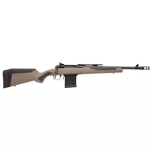 Savage Arms 57026 110 Scout 308 Win 10+1 Cap 16.50" Matte Black Rec/Barrel Flat Dark Earth Fixed AccuStock with AccuFit Stock Right Hand (Full Size)