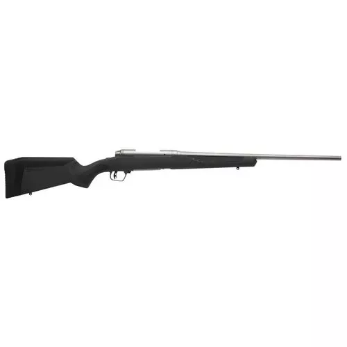 Savage Arms 57085 110 Storm 223 Rem 4+1 Cap 22" Matte Stainless Rec/Barrel Matte Gray Fixed AccuStock Stock Left Hand (Full Size)