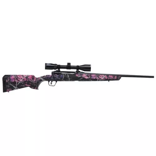 Savage Arms 57100 Axis II XP Compact 243 Win 4+1 Cap 20" Matte Black Rec/Barrel Muddy Girl Stock Right Hand Includes Bushnell Banner 3-9x40mm Scope
