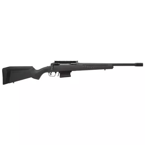 Savage Arms 57140 110 Haymaker 450 Bushmaster 4+1 Cap 18" Matte Black Rec/Barrel Matte Black Fixed AccuStock with AccuFit Stock Right Hand (Full Size)