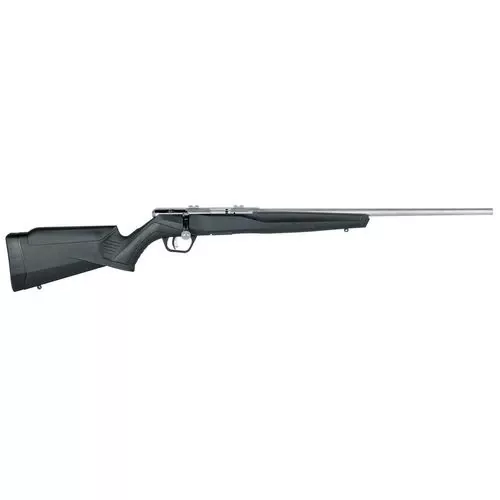 Savage Arms 70802 B17 FVSS 17 HMR 10+1 Cap 21" HB Matte Stainless Rec/Barrel Matte Black Stock Right Hand (Full Size)