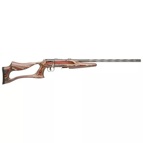 Savage Arms 92750 93 BSEV 22 WMR 5+1 Cap 21" Matte Stainless Rec/Barrel Multi Laminate Stock Right Hand (Full Size)