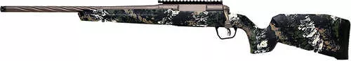 Savage Arms Axis 2 Pro Compact 350 Legend 4+1 18" Gun Metal Bronze Cerakote Spiral Fluted Threaded Barrel, Gun Metal Bronze Cerakote Carbon Steel Receiver w/Picatinny Rail, Fixed w/Pistol Grip Textured Forest SP Camo Synthetic Stock, Left Hand