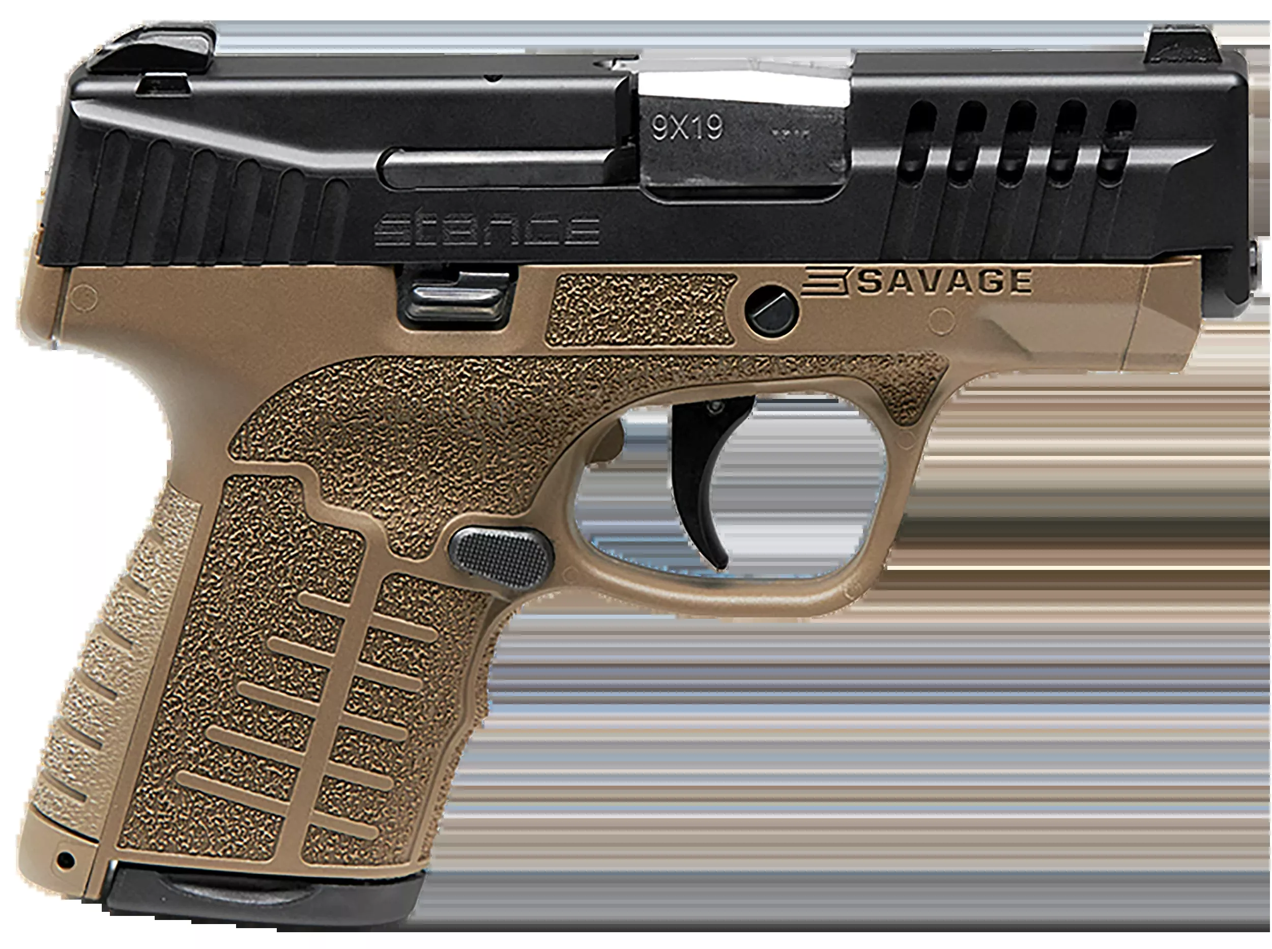 Savage Stance 9mm Luger 3.20" 8+1 FDE Polymer Frame Semi-Auto Pistol