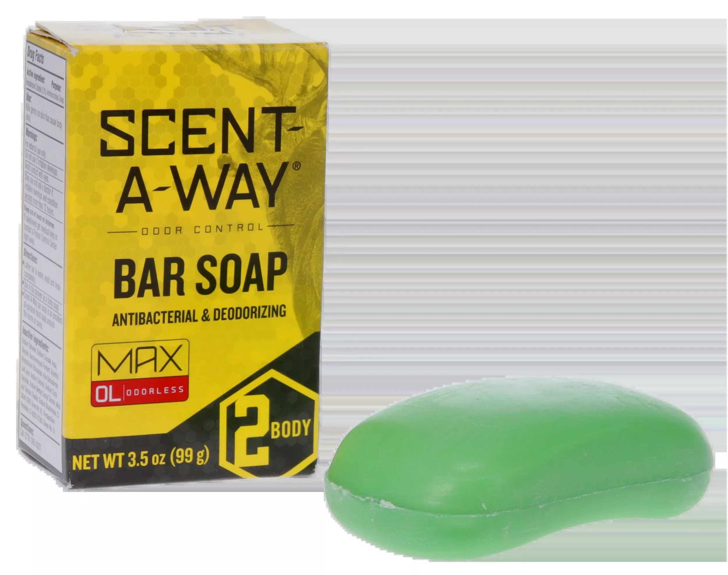 Scent-A-Way Bar Soap Odorless 3.5 oz