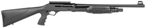 SDS Imports DSF12 Duo-Sys Force12 Gauge Pump/Semi-Auto Hybrid 3" 5+1 19" Barrel, Black Steel Receiver, Synthetic Fixed Stock w/Pistol Grip Includes 3 Chokes