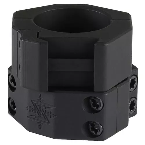 Seekins Precision 0010620006 30mm Scope Ring Set Low 7075 T6 Aluminum Black Hard Coat Anodized