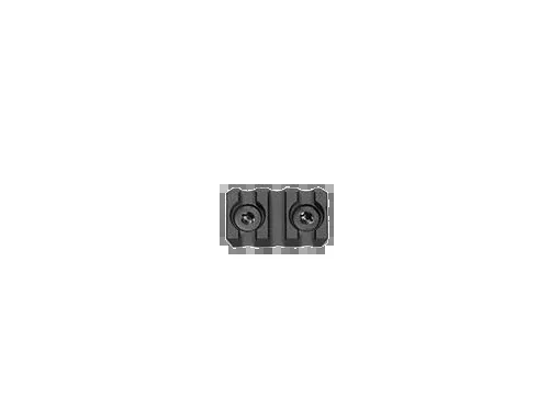 Seekins Precision M-LOK Rail Section 3-Slot Picatinny 6061-T6 Aluminum Black Hardcoat Anodized