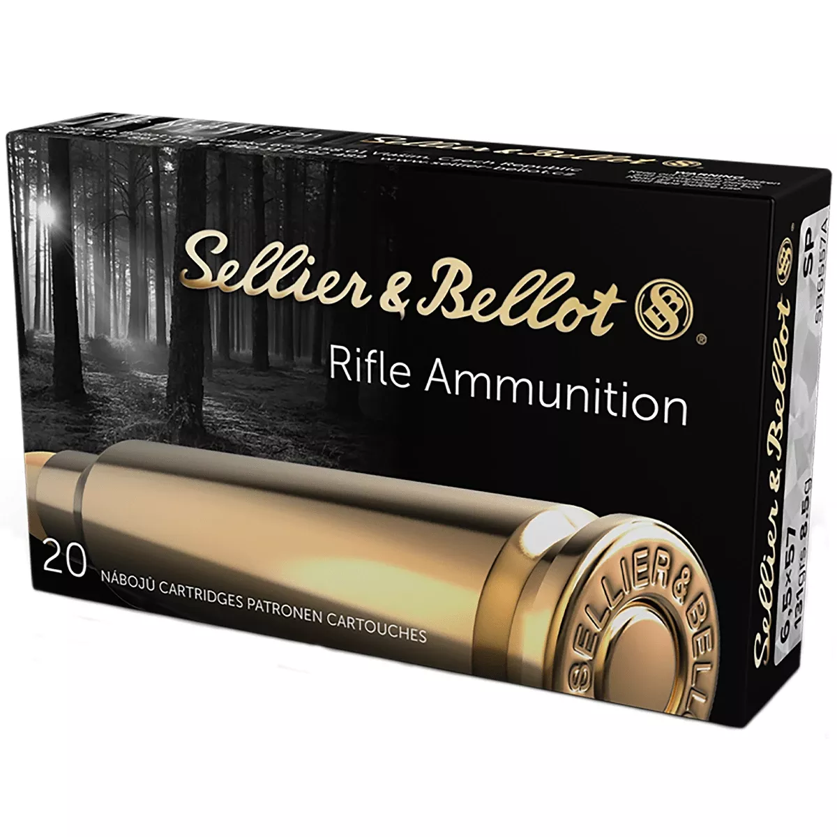 Sellier & Bellot 6.5x57 - 131gr - SP - 20rds - SB6557A