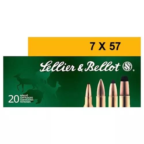 Sellier & Bellot 7x57mm Mauser Rifle Ammo 140gr Soft Point