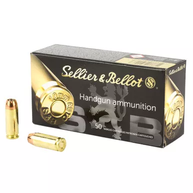 Sellier & Bellot Pistol 10MM 180 Grain Jacketed Hollow Point - 50 Round Box