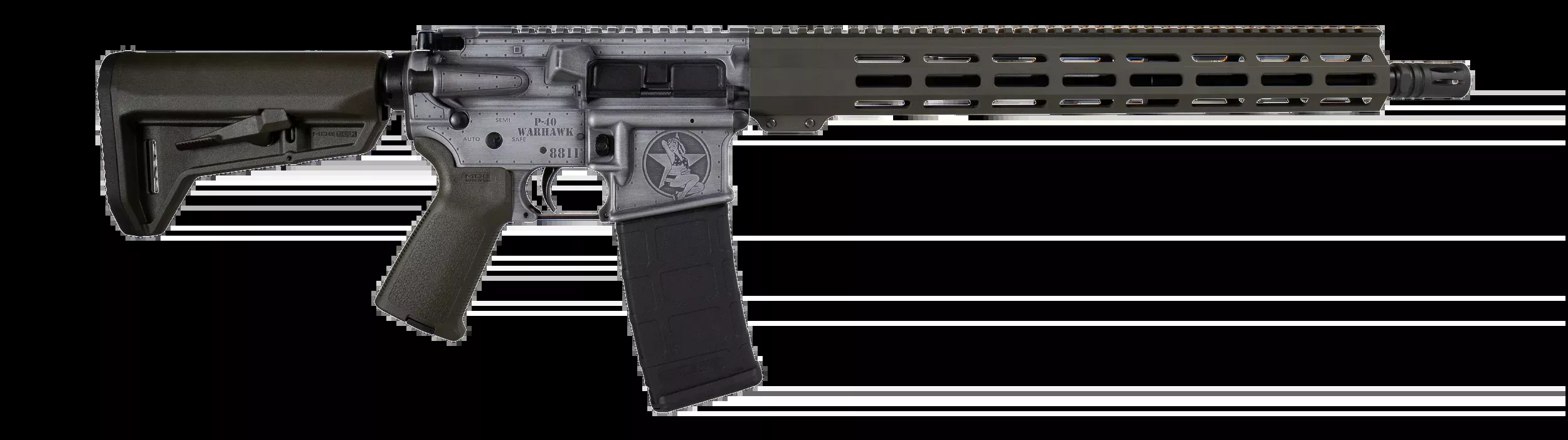 Shark Coast Tactical Bomber 5.56 NATO 16" 30+1 Semi-Auto AR-15 Rifle