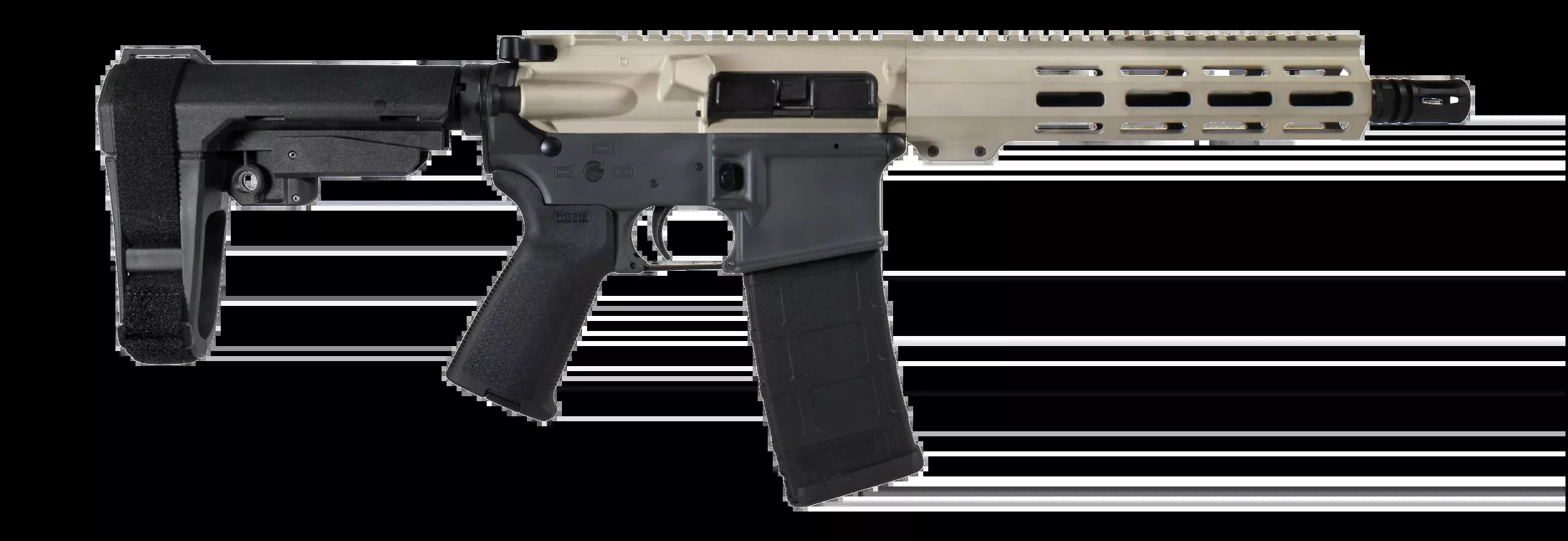 Shark Coast Tactical Fisher Cat 5.56 NATO 10.5" 30+1 Semi-Auto AR Pistol