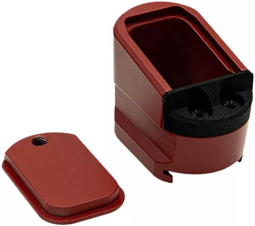 Shield Arms MPME5Red Magazine Extension 5Rd Compatible W/ Shield Arms M&P 2.0 Red Anodized Aluminum