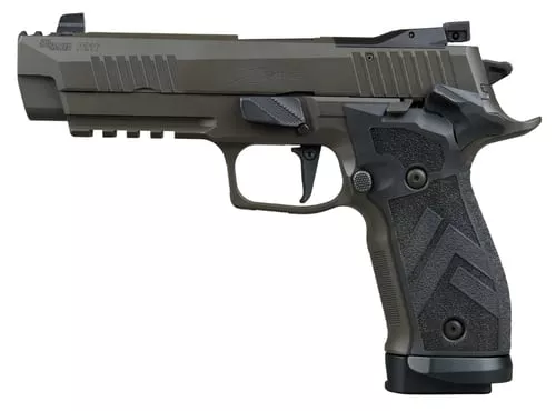 Sig Sauer 226X59LEGIONSAO P226 XFive Legion Full Size 9mm Luger 20+1 4.40" Black Barrel, Legion Gray Cerakote Stainless Steel Integrated Compensator/Optic Ready/Serrated Slide & Alloy Frame w/Accessor