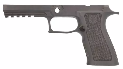 Sig Sauer 8901005 Grip ModuleLaser Stippled Tungsten Gray Polymer Fits Sig P320