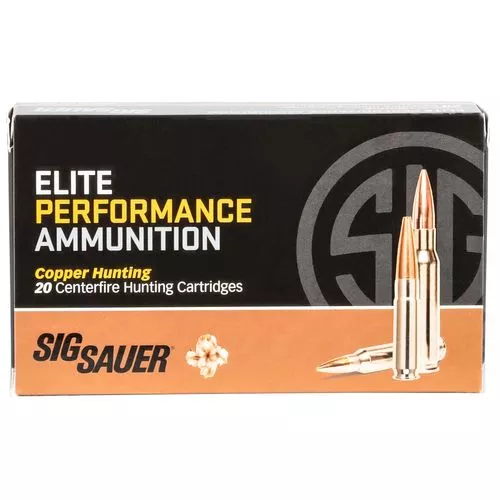 Sig Sauer E3006H120 Elite Copper Hunting30-06 Springfield 150 gr Copper Hollow Point 20 Bx/ 10 Cs