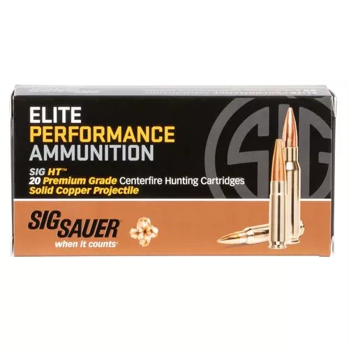 Sig Sauer E308H120 Elite Copper Hunting308 Win 150 gr Jacketed Hollow Point (JHP) 20 Bx