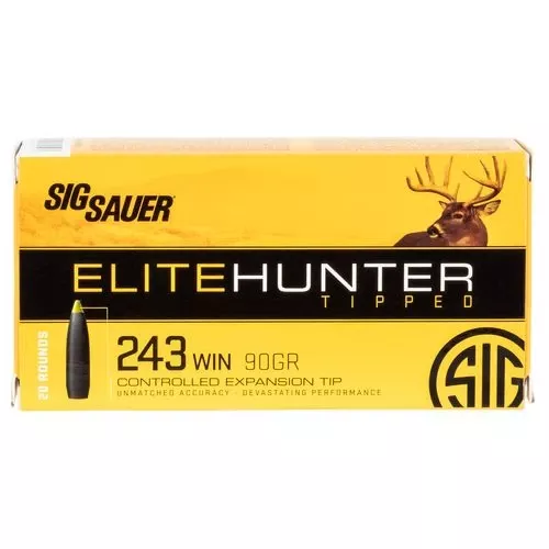 Sig Sauer E3WMMTH320 Elite Hunter Tipped300 Win Mag 180 gr Controlled Expansion Tip 20 Bx/ 10 Cs