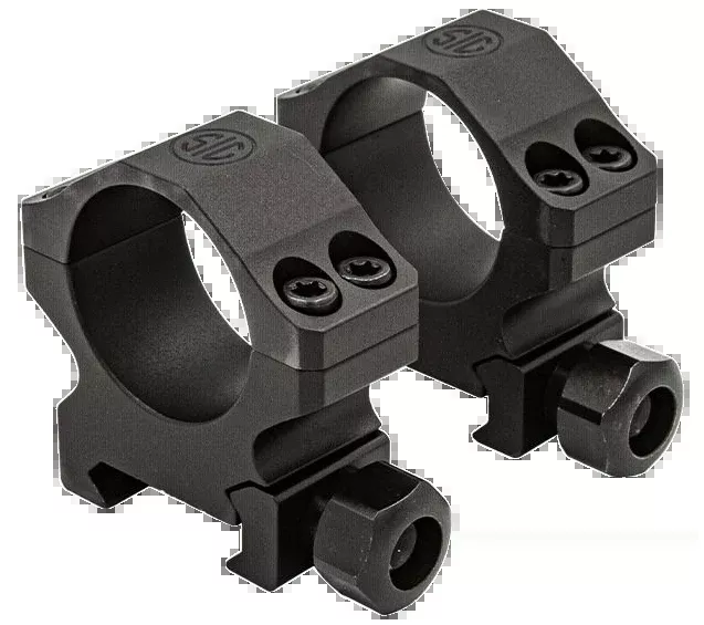 Sig Sauer Electro-Optics Alpha 1 35mm High 2.21" 0 MOA Scope Rings - Matte Black