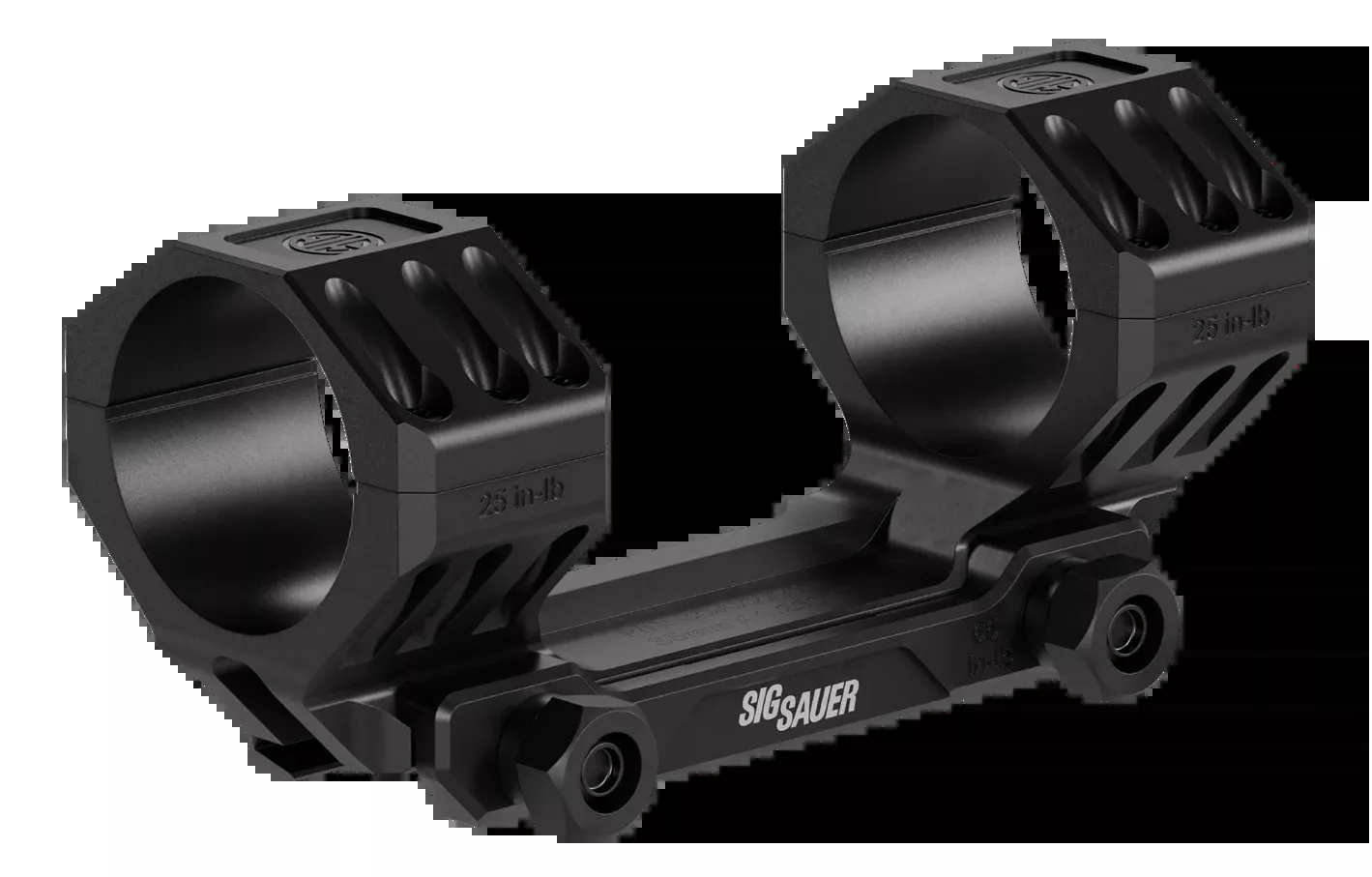 Sig Sauer Electro-Optics Alpha5 34mm 1.535" 0 MOA Scope Mount - Matte Black