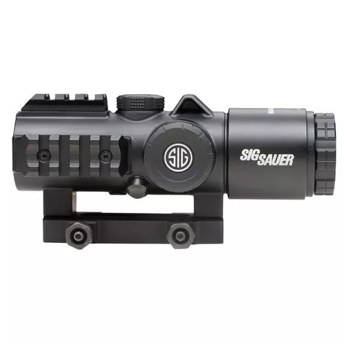 Sig Sauer Electro-Optics SOB53102 Bravo55x 30mm Obj Illuminated Horseshoe Dot 300 Blk Black