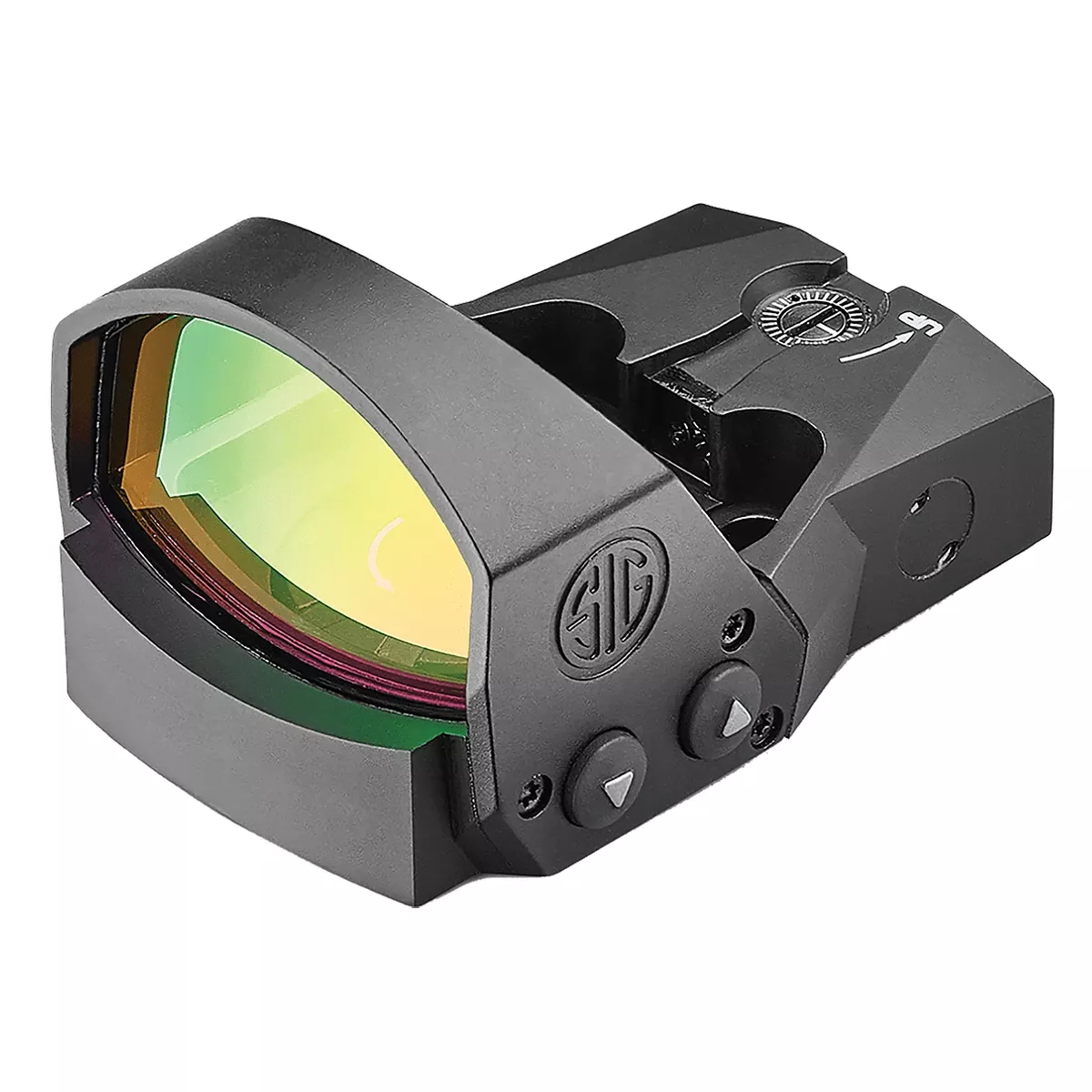 Sig Sauer Electro-Optics SOR1P101 Romeo1Pro1x 30mm Obj 6 MOA Red Dot Black CR1632 Lithium