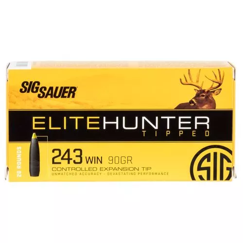 Sig Sauer Elite Hunter Tipped 308 Win 165 gr Controlled Expansion Tip - E308TH220