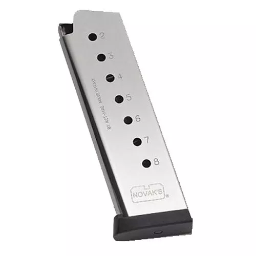 Sig Sauer MAG1911458 191145 ACP 8rd Silver Detachable With Exchangeable Base