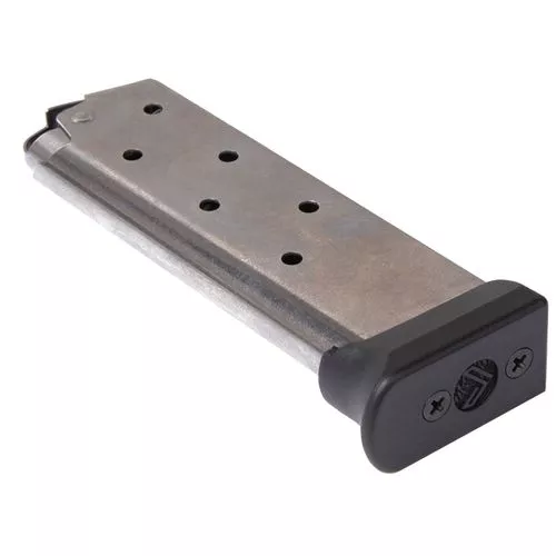 Sig Sauer MAG93897LEGION P938 Legion9mm Luger P238 Legion 7rd Silver/Black Detachable