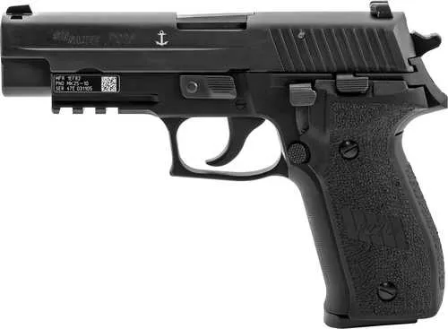 Sig Sauer P226 9mm Luger 4.4" Barrel 10 Round Anchor Engraving Black Semi Automatic Pistol MK2510