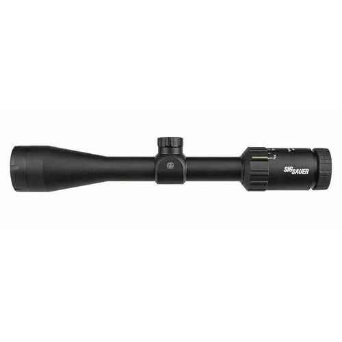 Sig Sauer Whiskey3 Scope 4-12x40MM, I", SFP, Quadplex Reticle, 0.25 MOA