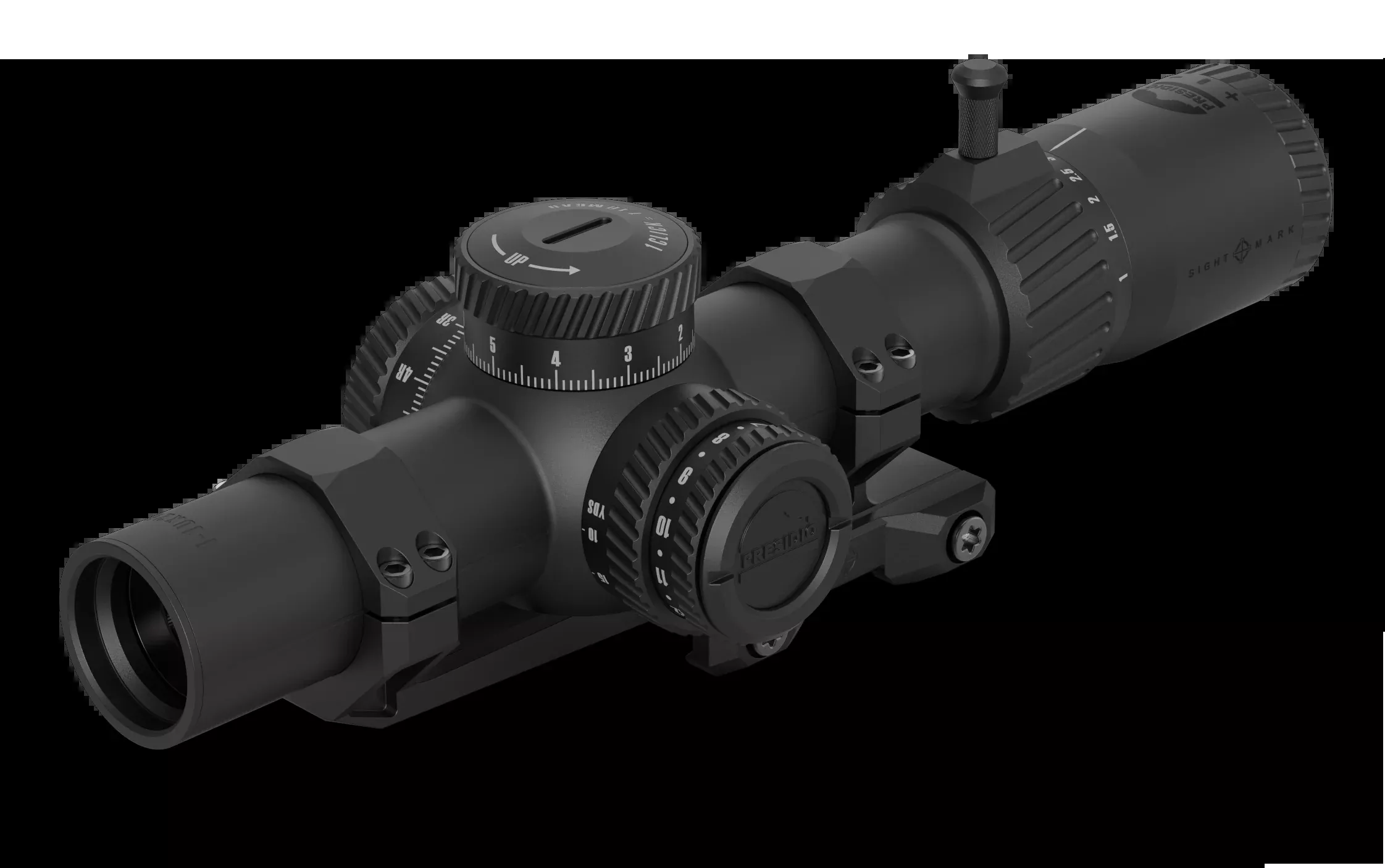 Sightmark Presidio 1-10x26 1.34" Tube Second Focal Plane CRED-10 Rifle Scope