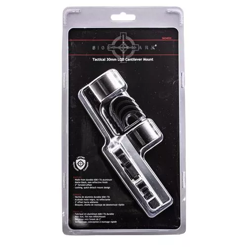 Sightmark SM34020 Tactical LQD Cantilever Mount 1-Pc Base & 30mm Ring Combo Black Matte Finish