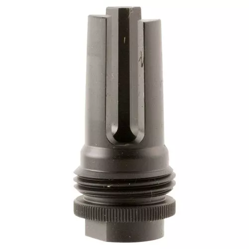 SilencerCo AC1570 ASR 9mm Luger Flash Hider 1/2"-28 tpi Black Steel