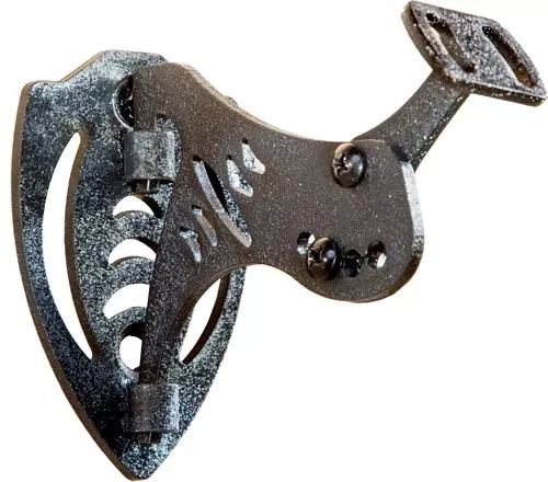 Skull Hooker Bone Bracket Black Steel European Skull Mount