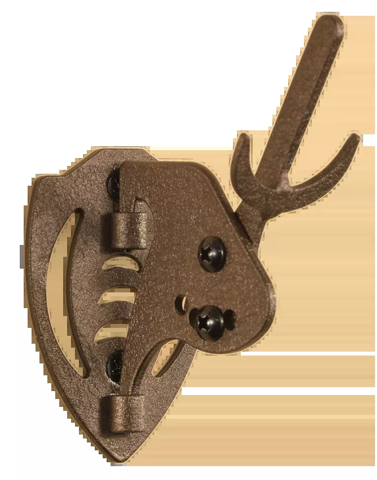 Skull Hooker Mini Hooker Robust Brown Steel Small/Mid-Size Game European Skull Mount
