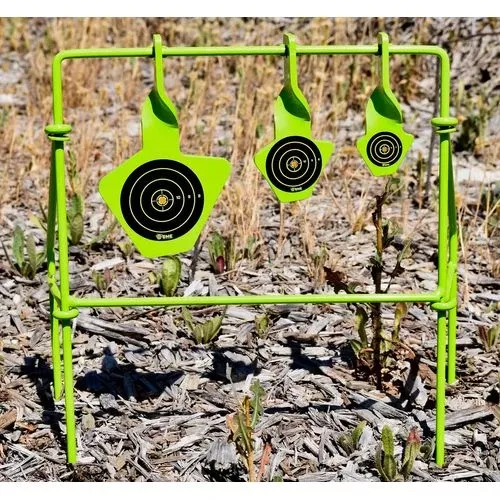 SME SMEST22FLD Spinning Targetwith Folding Support Arms 22 Cal Rifle/Handgun Steel
