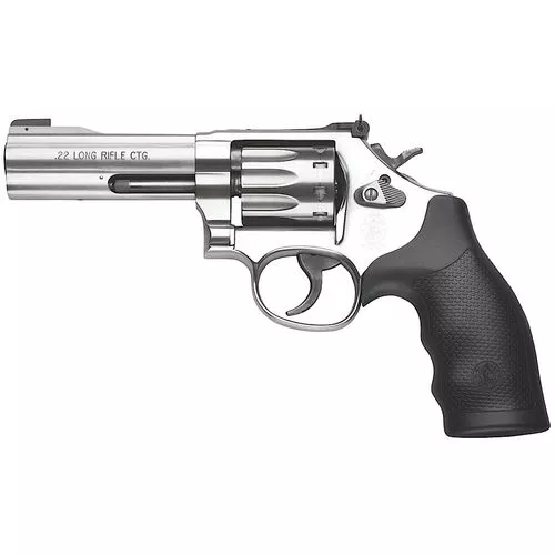 Smith & Wesson 160584 61722 LR 10rd 4" Stainless Satin Stainless Black Polymer Grip