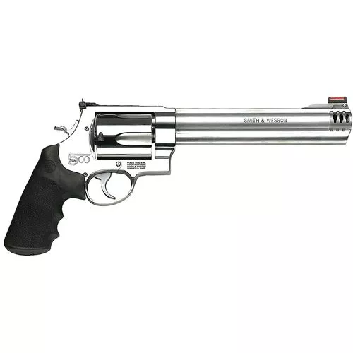 Smith & Wesson 163501 500500 S&W 5rd 8.38" Stainless Stainless Steel Black Polymer Grip