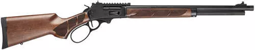 Smith & Wesson 1854 Rifle 45-70 Gov 6+1 20" Black Armornite Threaded Barrel, Black Armornite Picatinny Rail Receiver w/Picatinny Rail, Fixed Walnut w/Textured Grip Panels Stock, Thread Protector