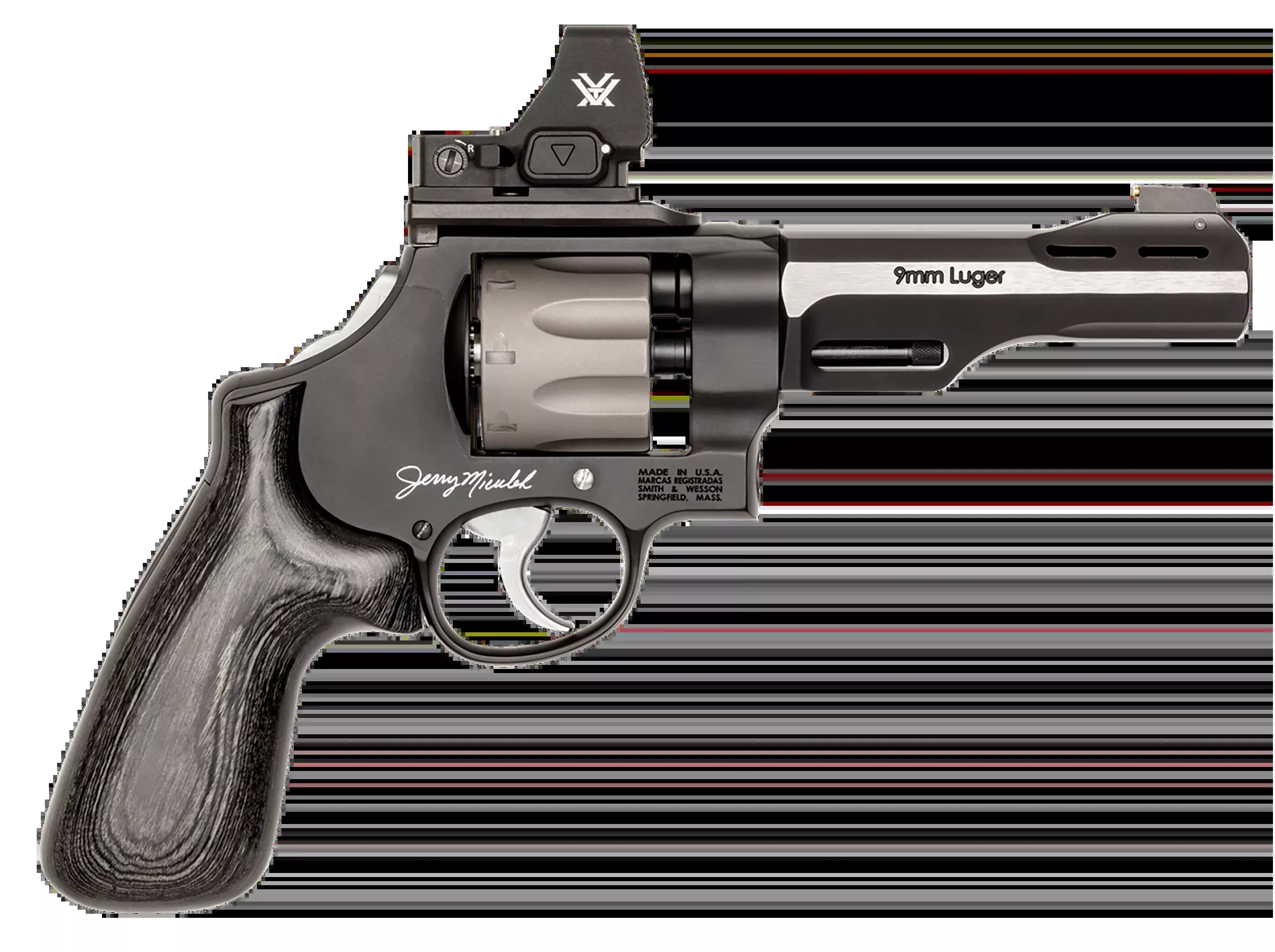Smith & Wesson Performance Center Model 327 WR 9mm Luger 5" 8-Shot DAO Revolver w/Vortex Optic