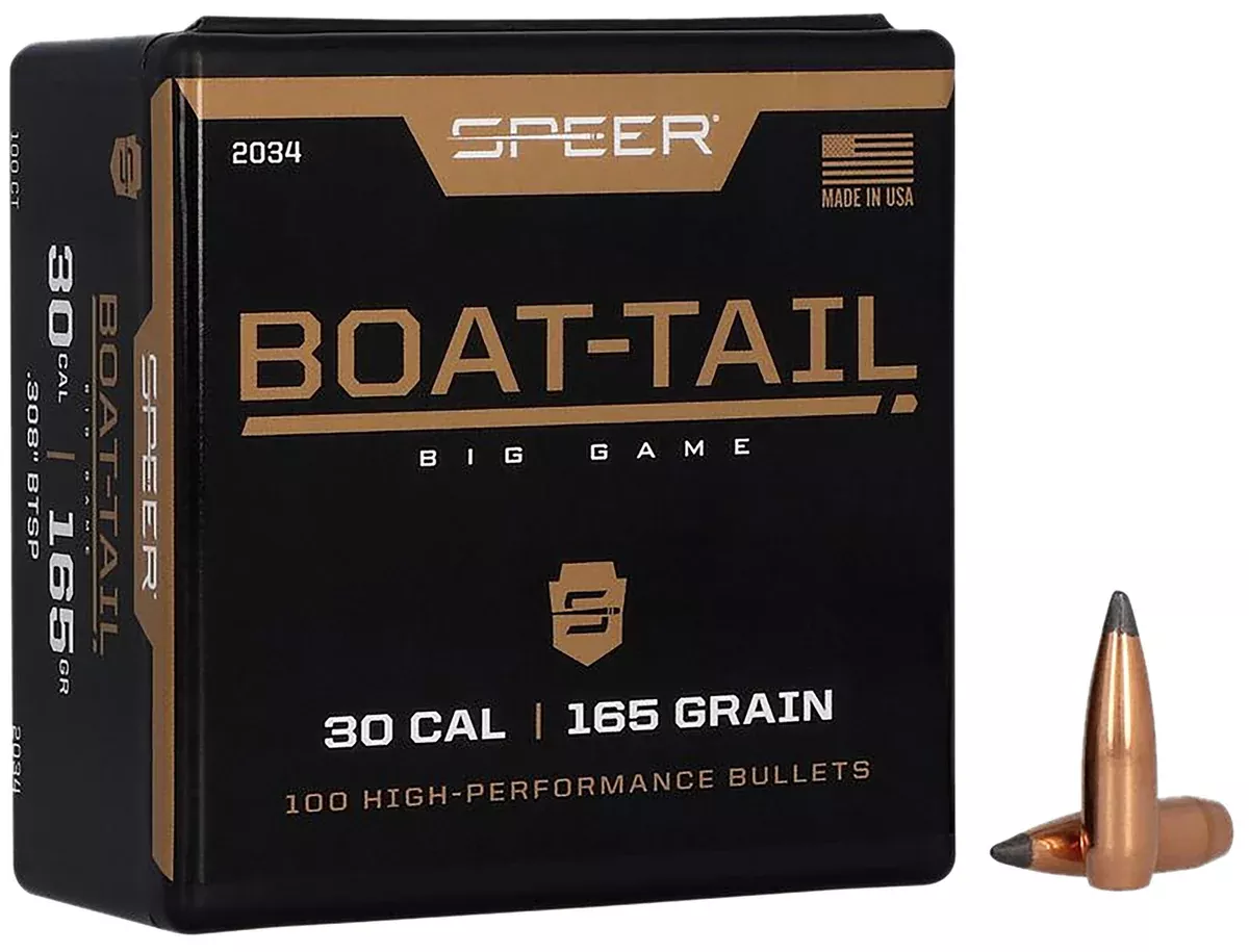 Speer 2034 Boat-Tail.308 165 gr Spitzer Boat Tail Soft Point