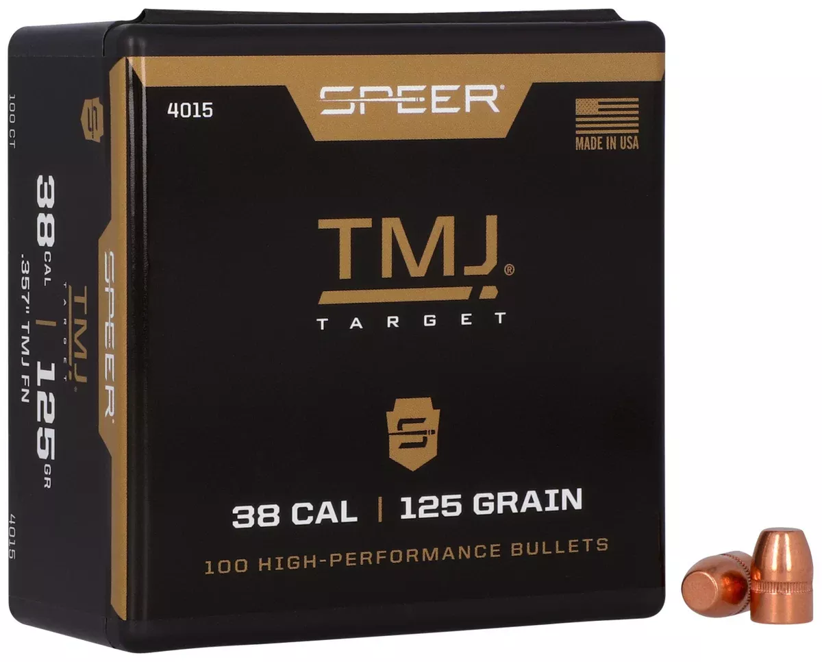 Speer 4015 Handgun38Cal 125gr Total Metal Jacket 100 Per Box/5 Case